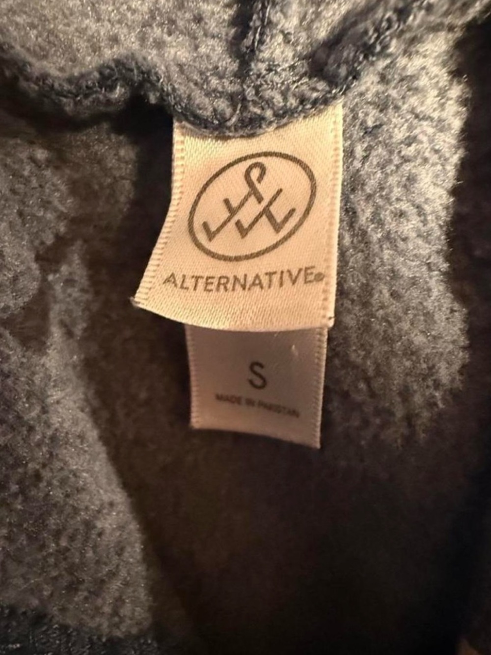 Alternative Navy Hoodie with Tan Star Print - Picture 3 of 6